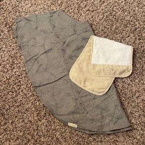Nursing cover and burp cloth